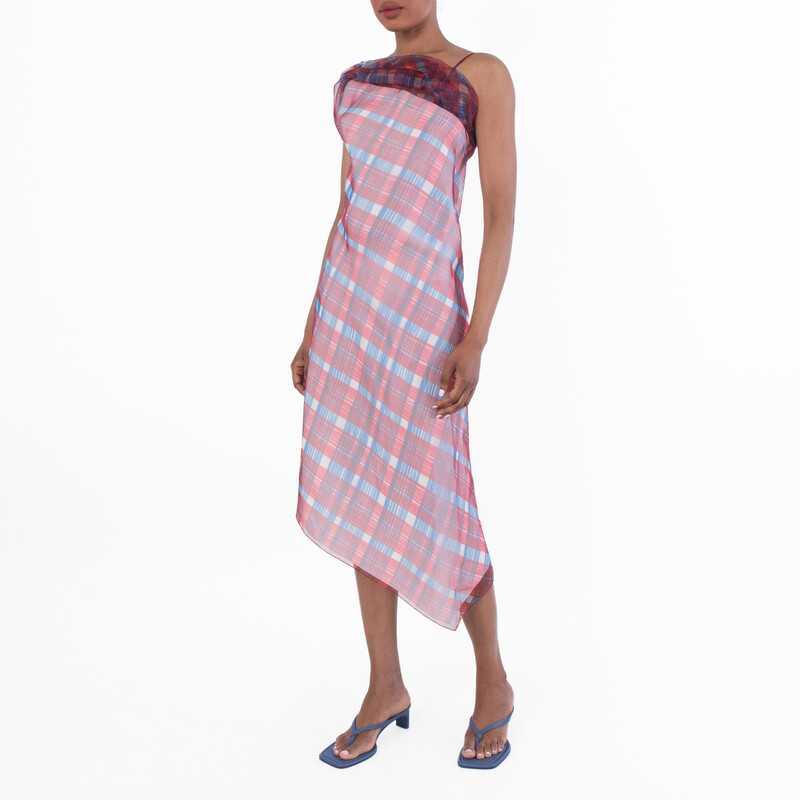 ferragamo asymmetric dress Ferragamo Women Asymmetric dress Blue