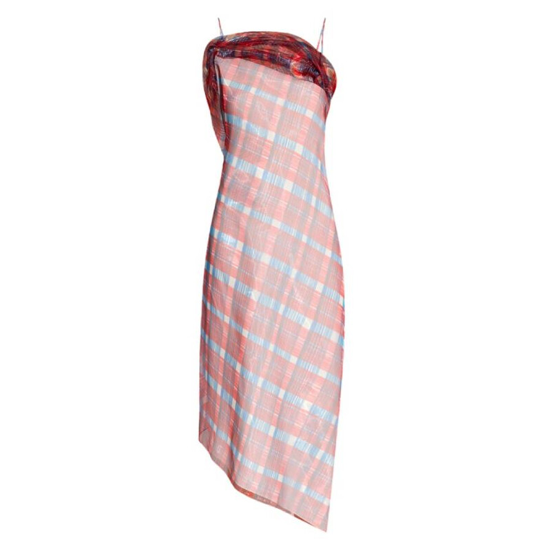 Ferragamo Asymmetric Organza Dress, Brand Size 42 ( US Size 8 ) 13C576  765104 - Clothing, Salvatore Ferragamo - Jomashop