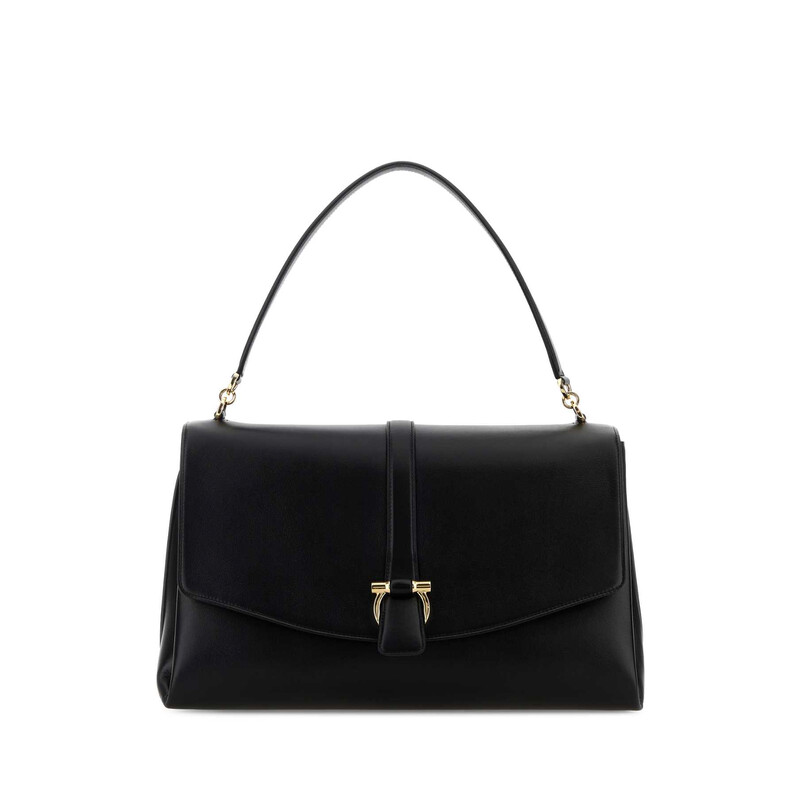 Ferragamo Black Leather Shoulder Bag 21A469 791183 - Handbags