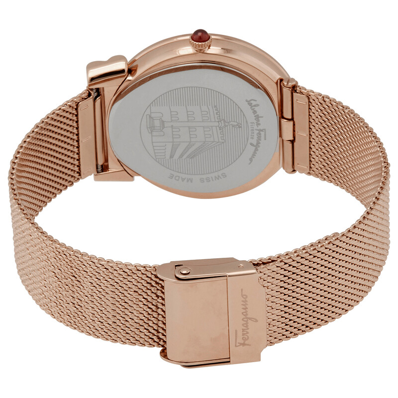 Ferragamo Black Mother of Pearl Dial Ladies Watch SFIY00819  display picture 1