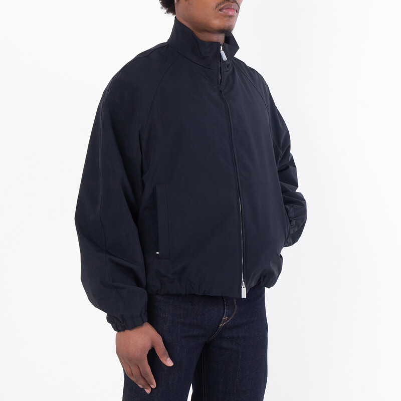 Salvatore Ferragamo ブラックダウンジャケット 42 Ferragamo Black Nylon Sport Jacket, Brand Size 52 ( US Size 42
