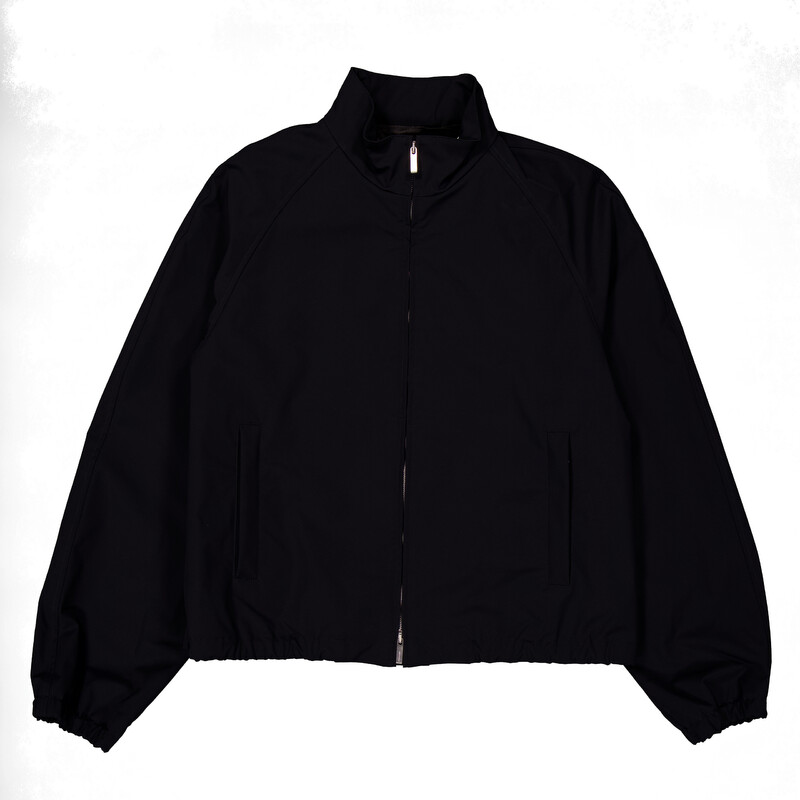 Salvatore Ferragamoノーカラーキルティングジャケット 黒 中古・古着通販】Salvatore Ferragamo (サルヴァトーレ フェラガモ