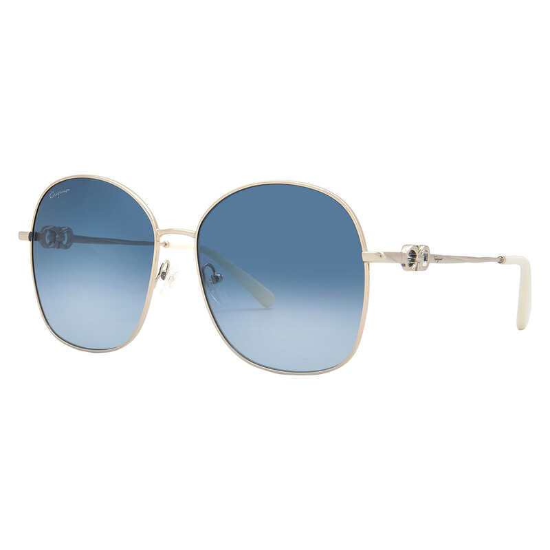 Ferragamo Blue Gradient Butterfly Ladies Sunglasses SF297S  display picture 3
