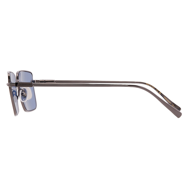 Ferragamo Blue Rectangular Men's Sunglasses SF309S 016 57
