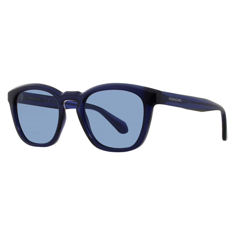 Ferragamo Blue Square Unisex Sunglasses SF2040SE 432 50  display picture 3