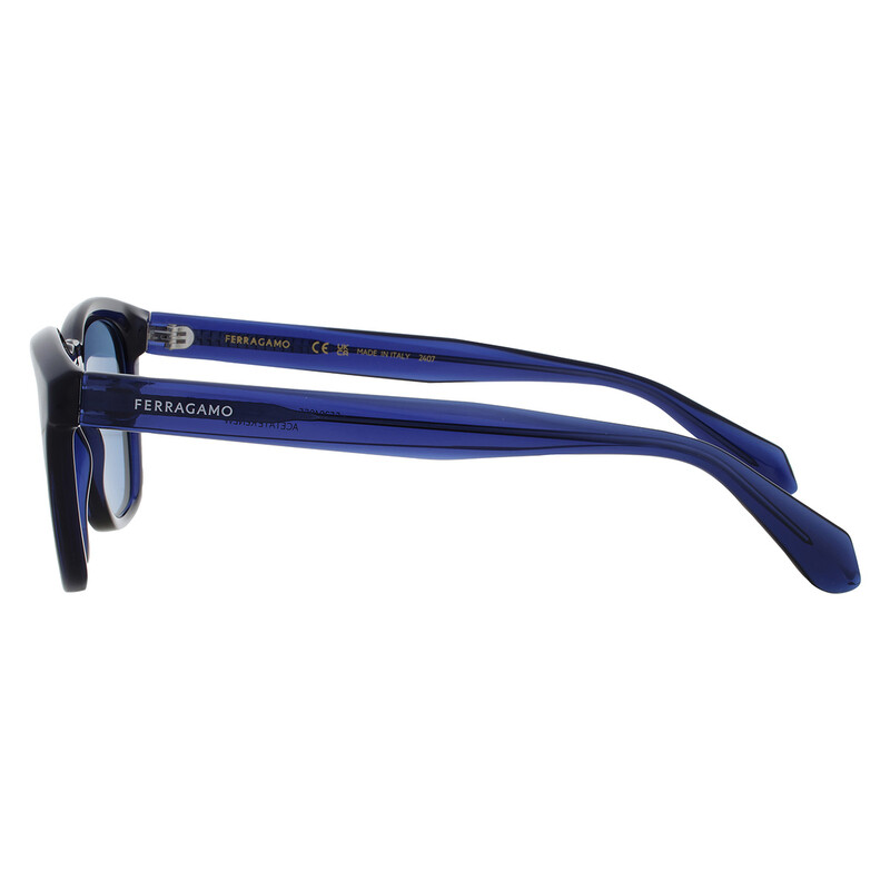 Ferragamo Blue Square Unisex Sunglasses SF2040SE 432 50  display picture 2