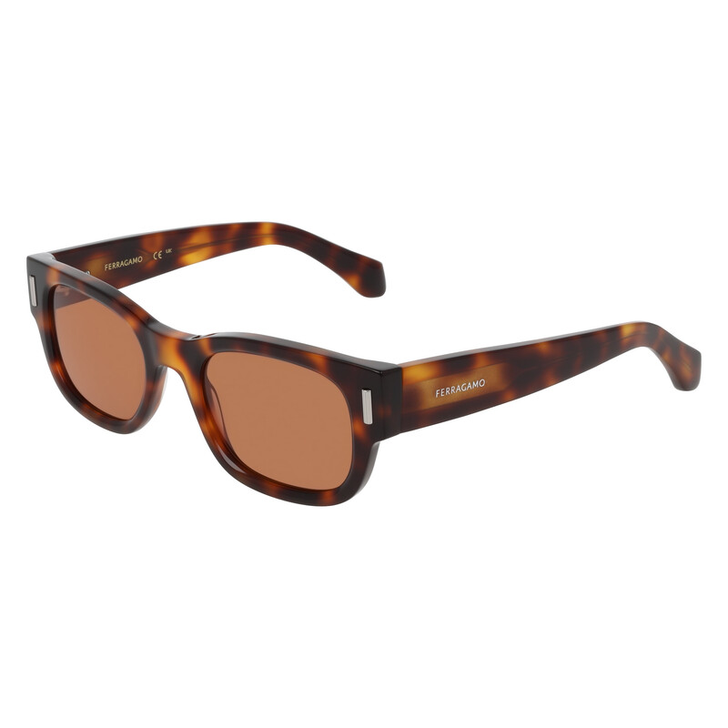 Ferragamo Brown Square Men's Sunglasses SF2064SE 240 51