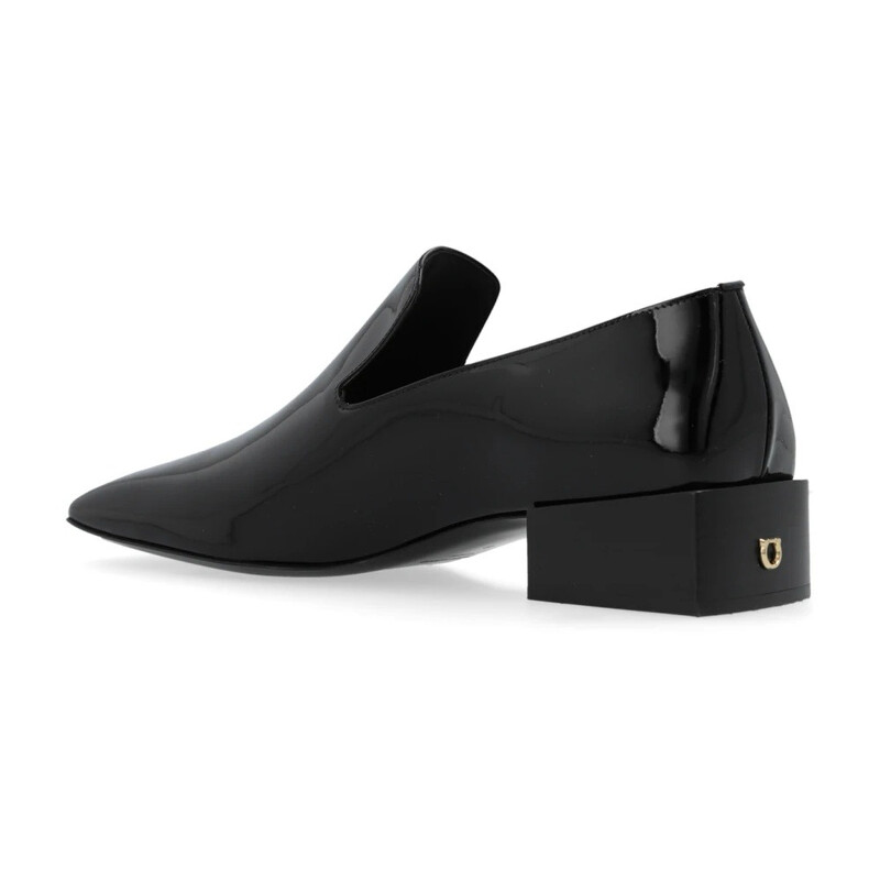 Ferragamo Carmelita Patent Leather Loafers, Size 7 D 01J181 777125