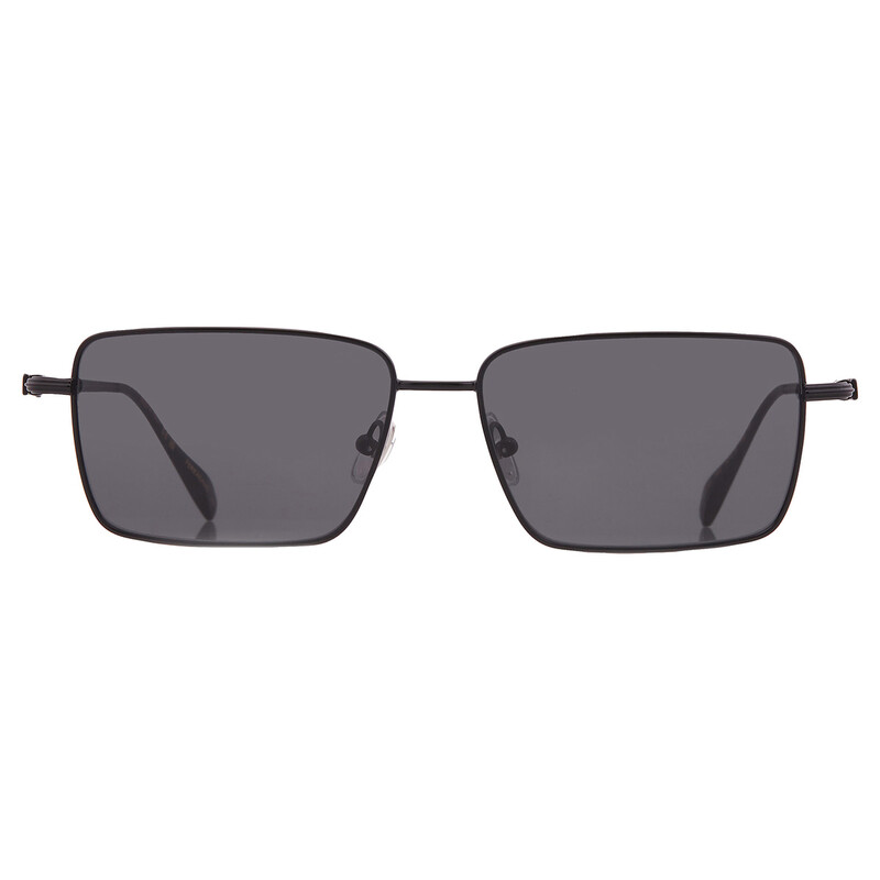 Ferragamo Dark Grey Rectangular Men's Sunglasses SF309S 002 57