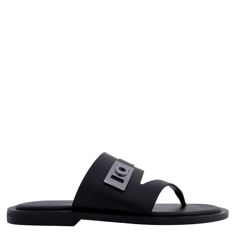 Ferragamo Dickens Leather Thong Sandals, Size 9 027184 772694