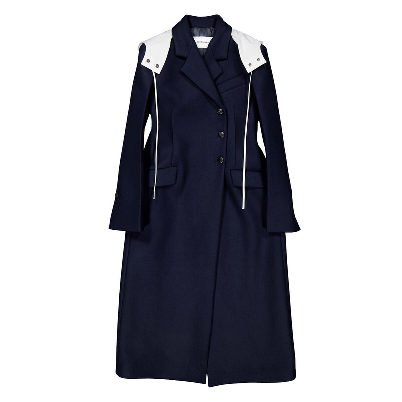 Ferragamo Double-Breasted Wool Coat, Brand Size 40 ( US Size 6