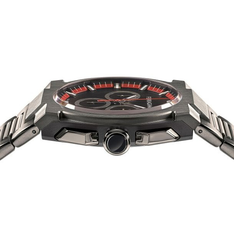 Ferragamo Edge Chronograph Quartz Black Dial Men