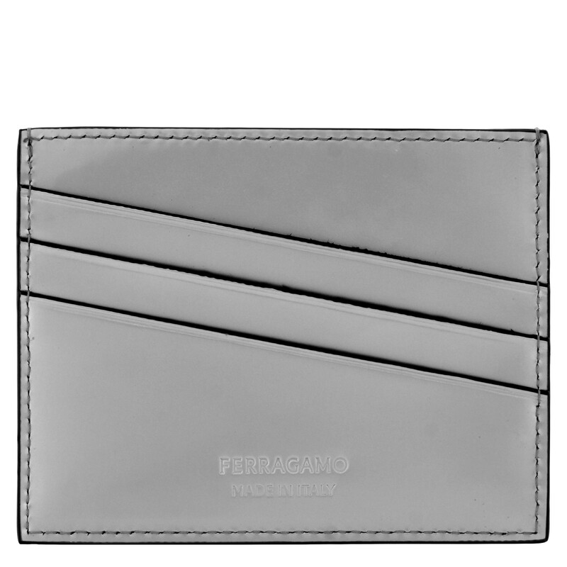 Ferragamo Embossed Logo Leather Card Case 661204 764210