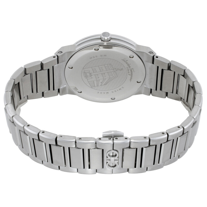 Ferragamo F-80 Classic Quartz Black Dial Men's Watch SFDT02423