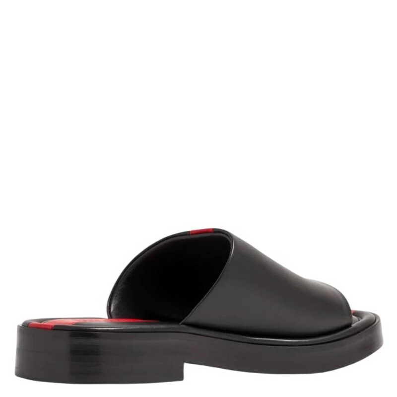 Ferragamo Facundo Leather Slides, Size 9 E 022092 766254  display picture 2