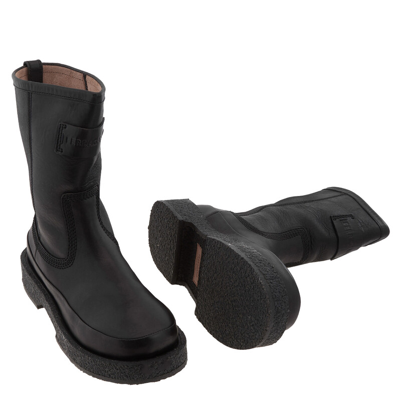 Ferragamo Ferdi Leather Boots, Size 9 EE 021713 762826