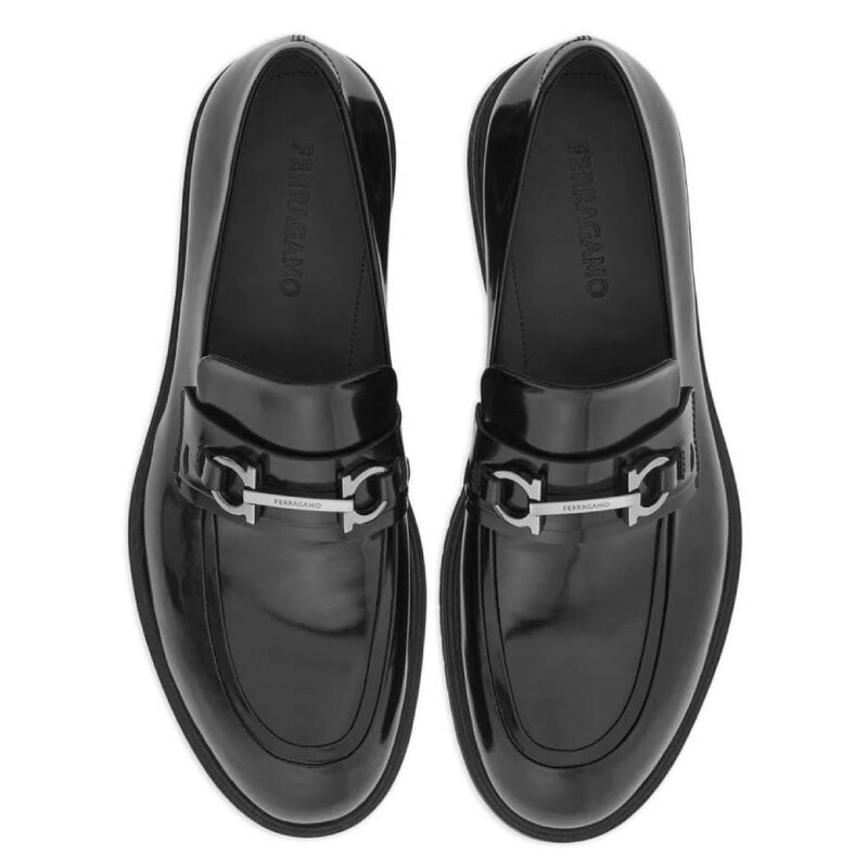 Ferragamo Fiorello Gancini Ornament Moccasin, Size 12 021965