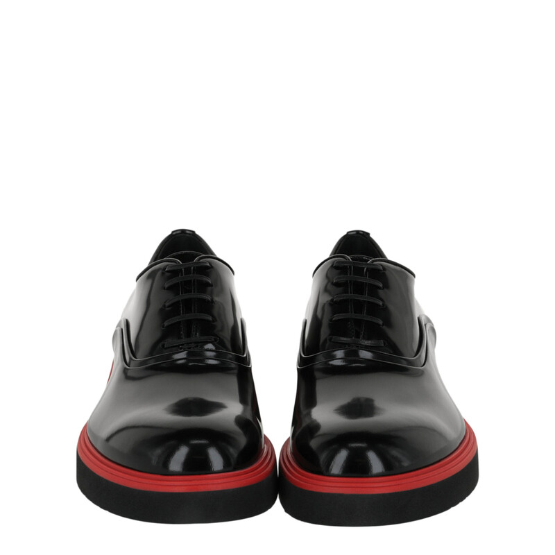 Ferragamo Fiorino Leather Oxford Shoes, Size 8 021967 766220