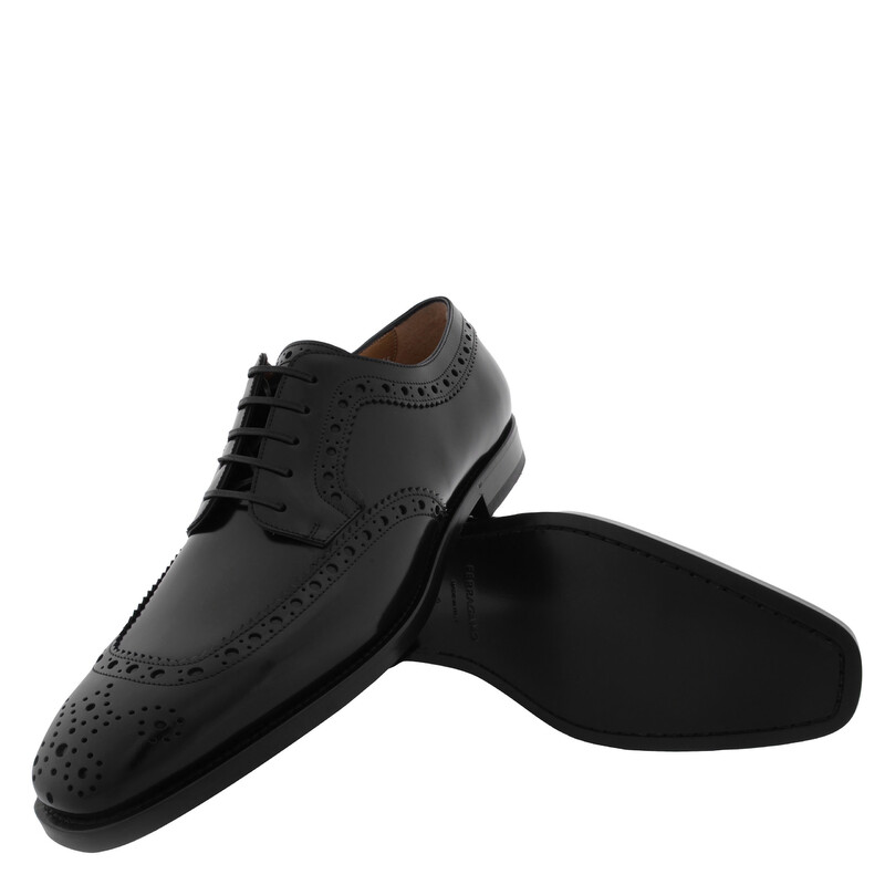 Ferragamo Frisco Leather Oxford, Black Ferragamo Frisco Leather Oxford – Bluefly main image 4