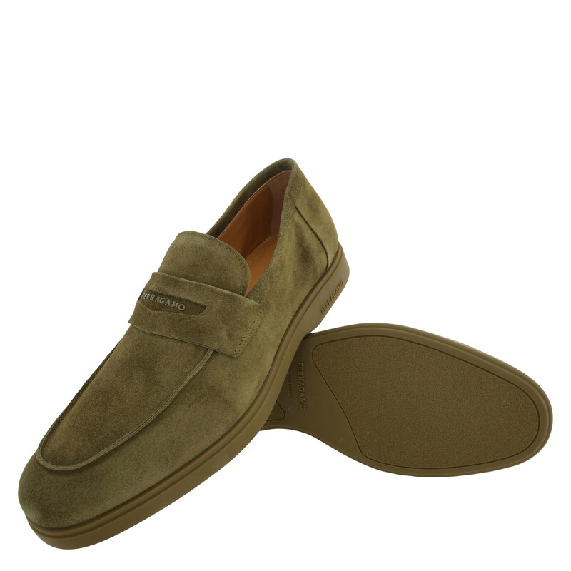 Ferragamo Gancini Ornament Deconstructed Loafers, Size 9 E 021599