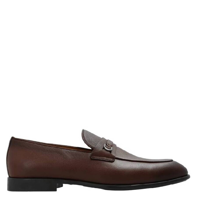 Ferragamo Gancini Ornament Moccasin, Size 10 EE 022385 769191