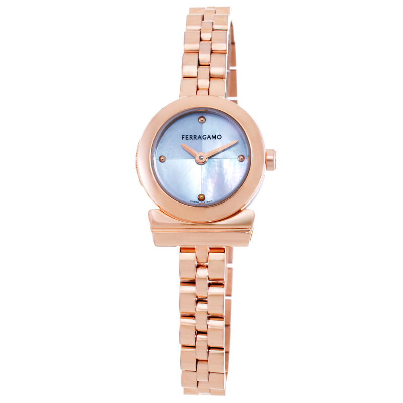 Ferragamo Gancini Quartz Blue Dial Ladies Watch SFKK02524 