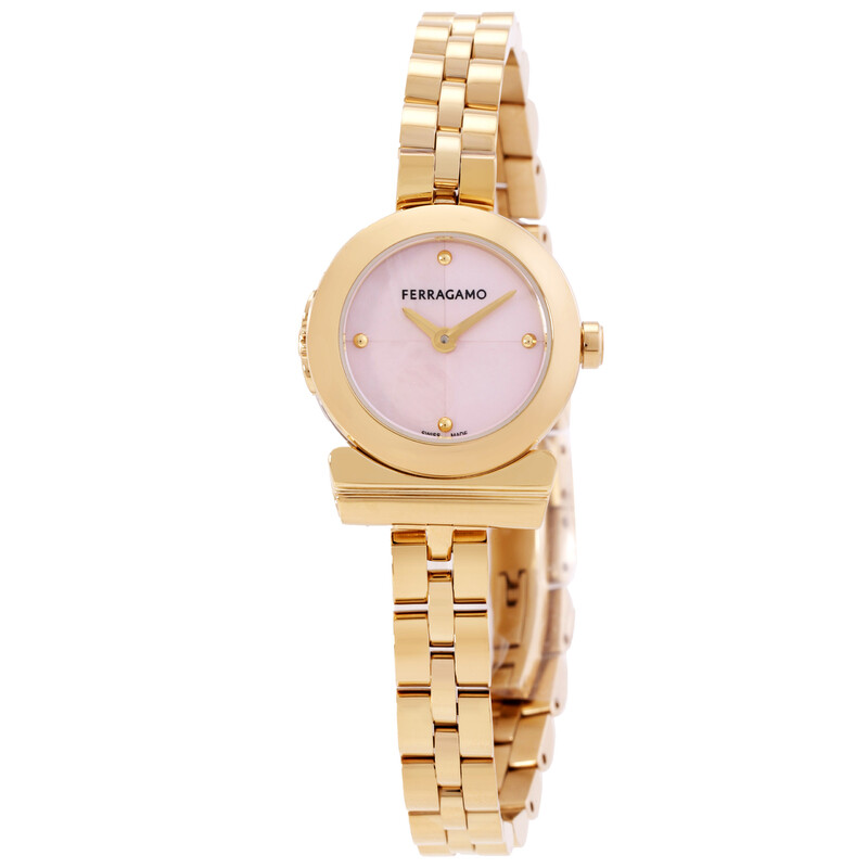 Ferragamo Gancini Quartz Pink Dial Ladies Watch SFKK02324  display picture 1