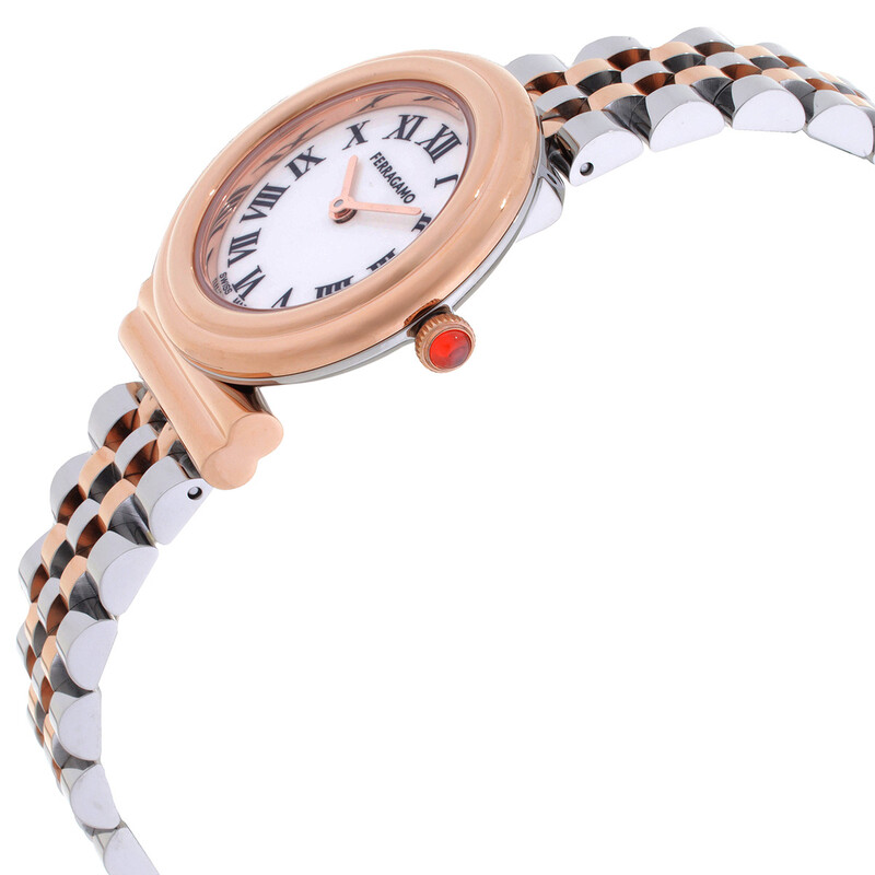 Ferragamo Gancini Quartz White Dial Ladies Watch SFMV01624  display picture 3