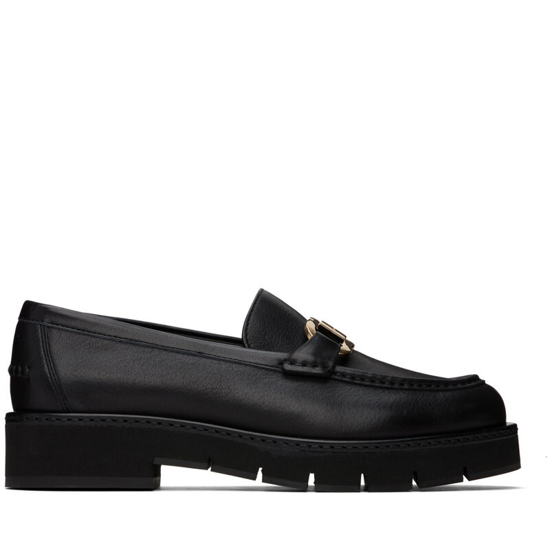 Ferragamo Logo Plaque Slip-On Loafers Gancini buckle loafer - Men | Ferragamo main image 4