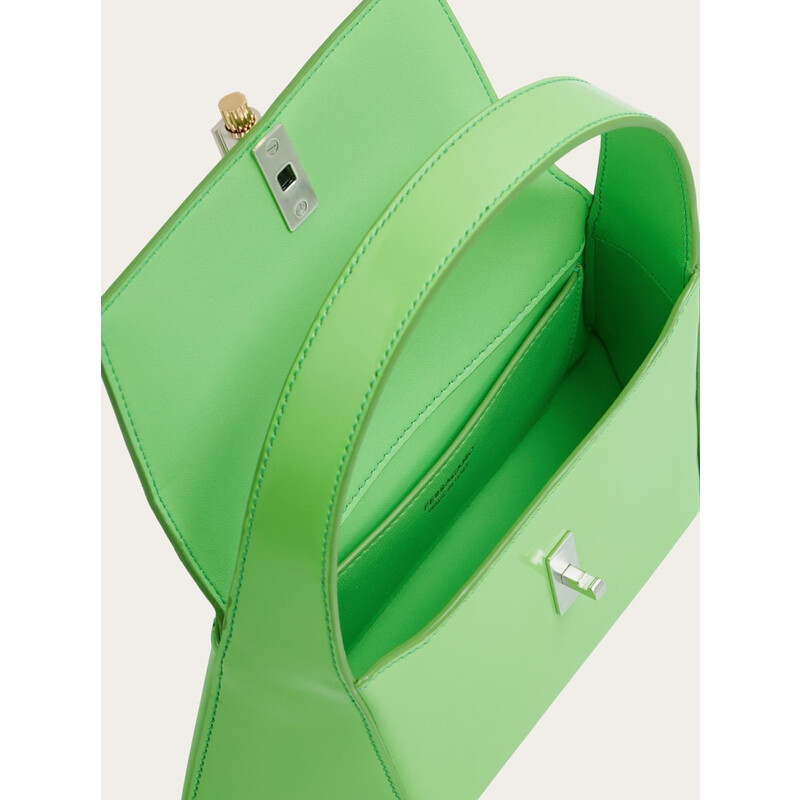 Ferragamo Geometric Leather Mini Bag 213971 762805 8056283171120 Ferragamo Geometric Leather Mini Bag 213971 762805 8056283171120