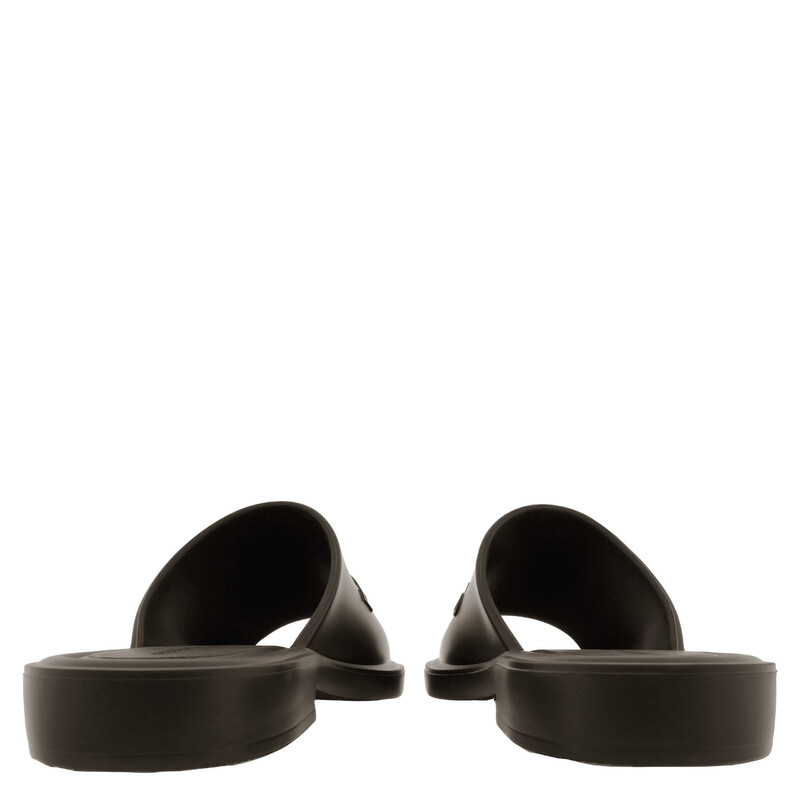 Ferragamo Giuneva Logo Embossed Slides, Size 9 021678 768803  display picture 3