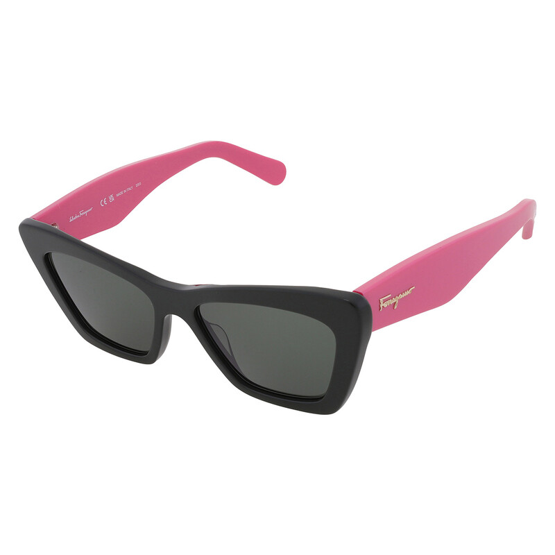 Ferragamo Green Cat Eye Ladies Sunglasses SF929S 304 55