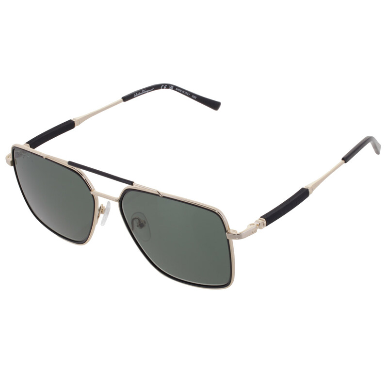 Ferragamo Green Navigator Men's Sunglasses SF298S 703 59