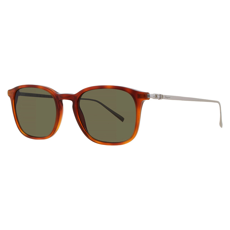 Ferragamo Green Square Men's Sunglasses SF2846SCP 212 53
