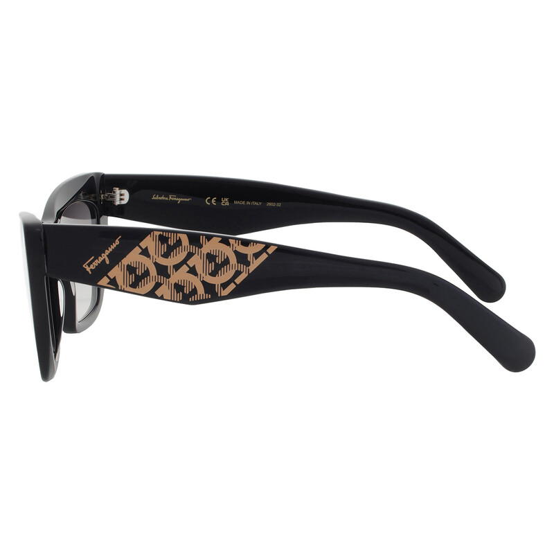 Ferragamo Grey Cat Eye Ladies Sunglasses SF1081SCP 001 55