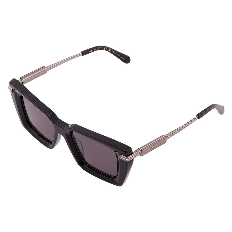 Ferragamo Grey Rectangular Ladies Sunglasses SF2089S 001 52  display picture 1