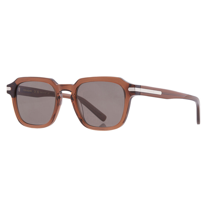 Ferragamo Grey Rectangular Men display picture 3