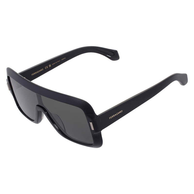 Ferragamo Grey Shield Ladies Sunglasses SF2061SE 001 55