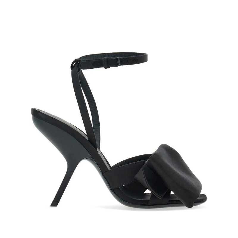 ⭐️ 春セール　Ferragamo ミュール リボン付き Ferragamo Helena 105 Satin Bow Sandals, Size 6 C 01F808 763040