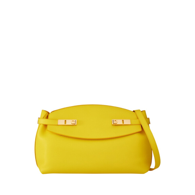 Ferragamo Hug Gancini-Buckled Calfskin Shoulder Bag 215890 766672