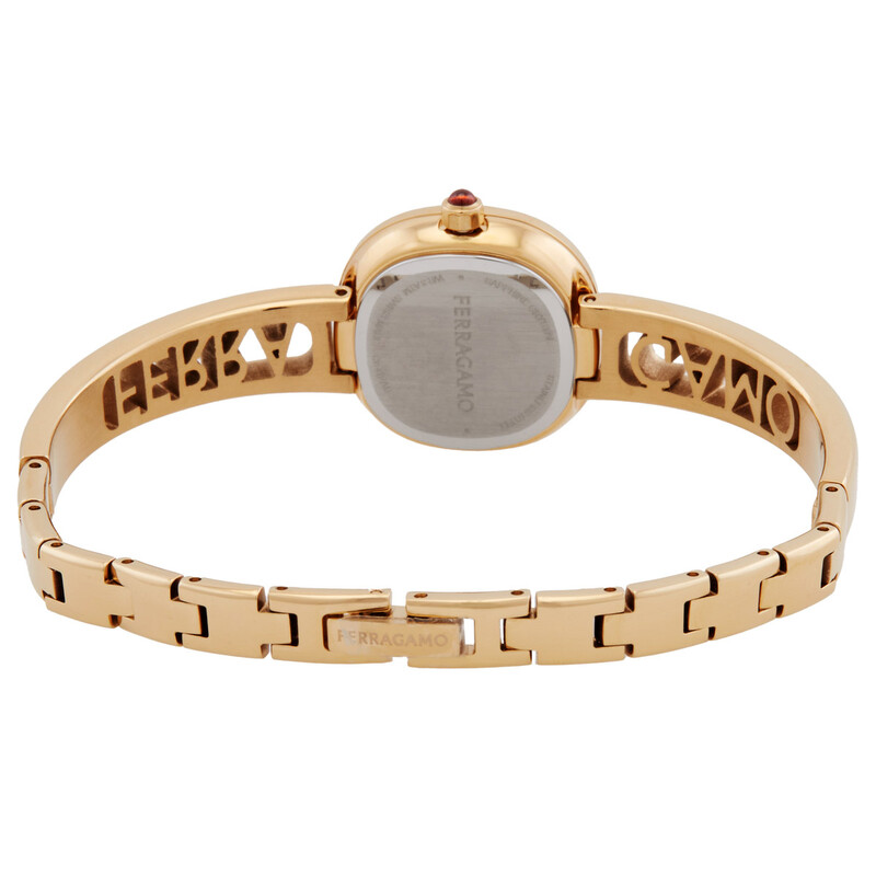 Ferragamo Iconic Jewel Bangle Quartz Silver Dial Ladies  display picture 1