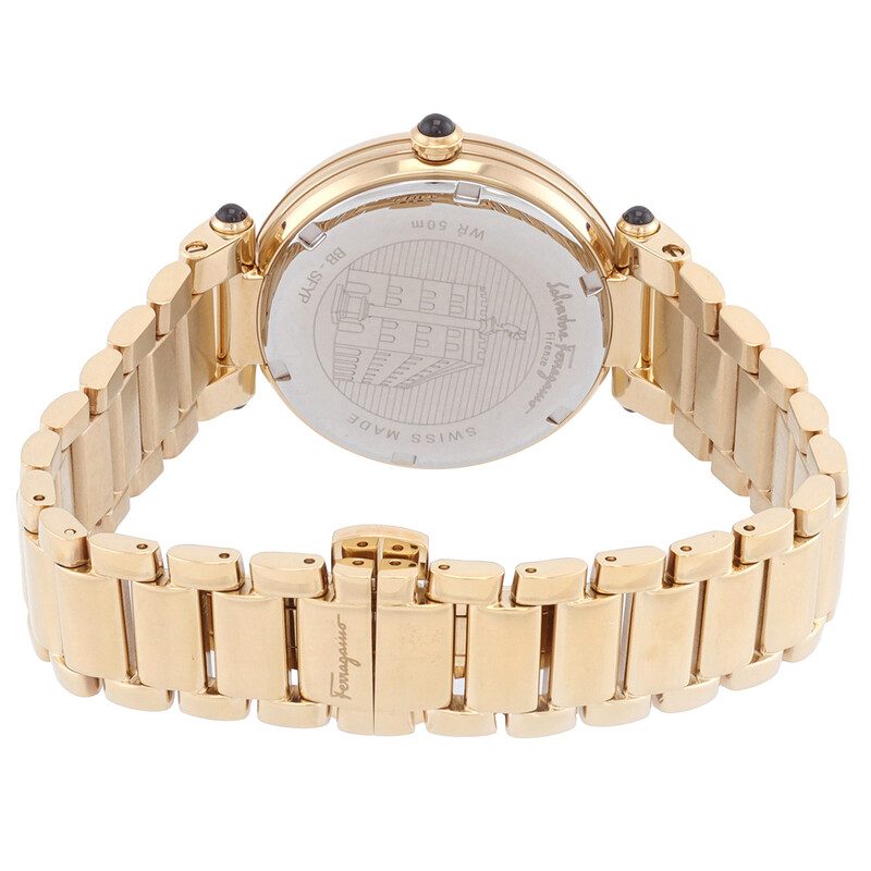 Ferragamo Idillio Quartz Black Dial Ladies Watch SFYP00620
