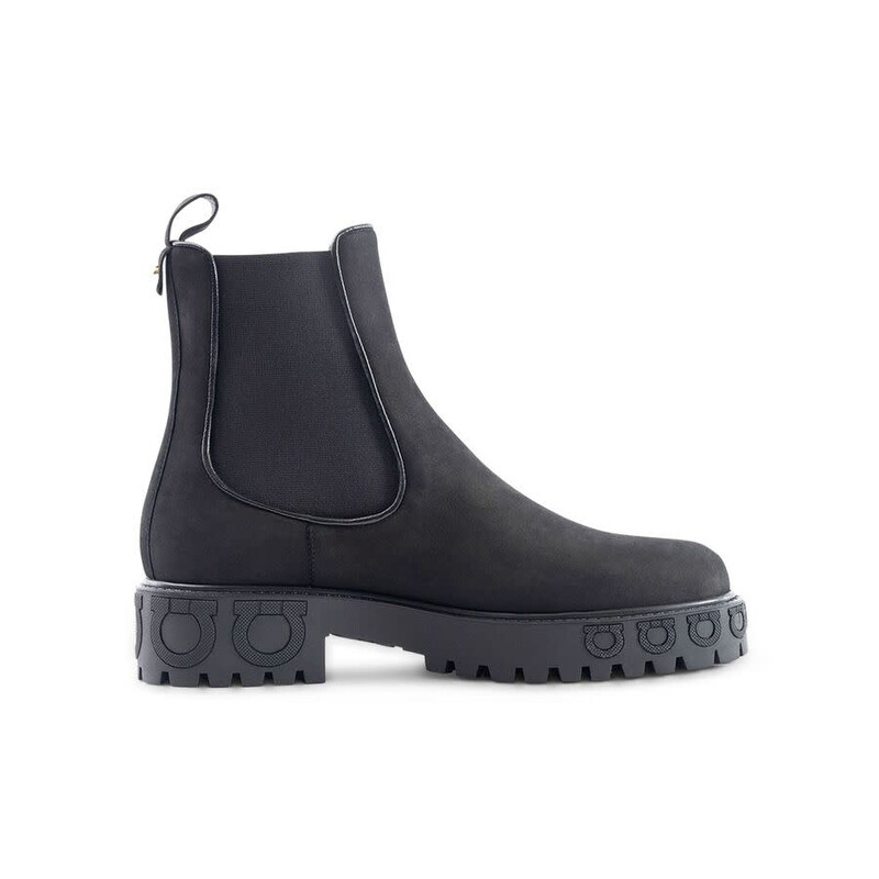 Ferragamo Ladies Black Boots, US Size 4.5 01N662747357 - Shoes