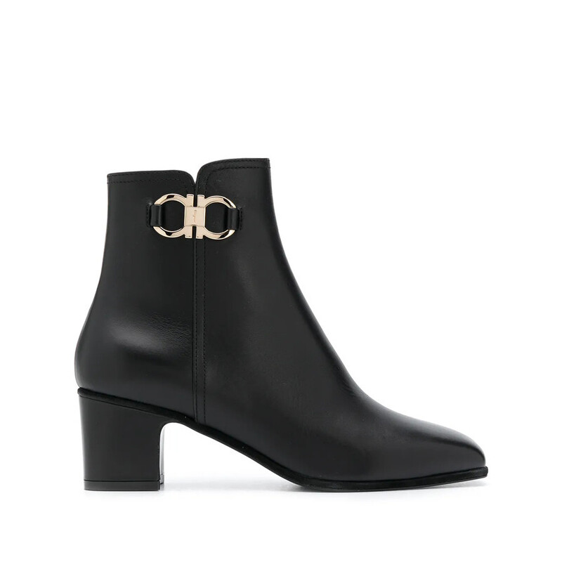 Ferragamo Ladies Black Boots, US Size 4 01P790732958 - Shoes