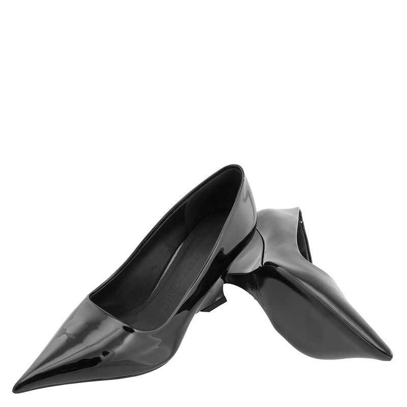 Ferragamo Ladies Black Viola Wedge-Heeled Pumps, Size 7 01G525