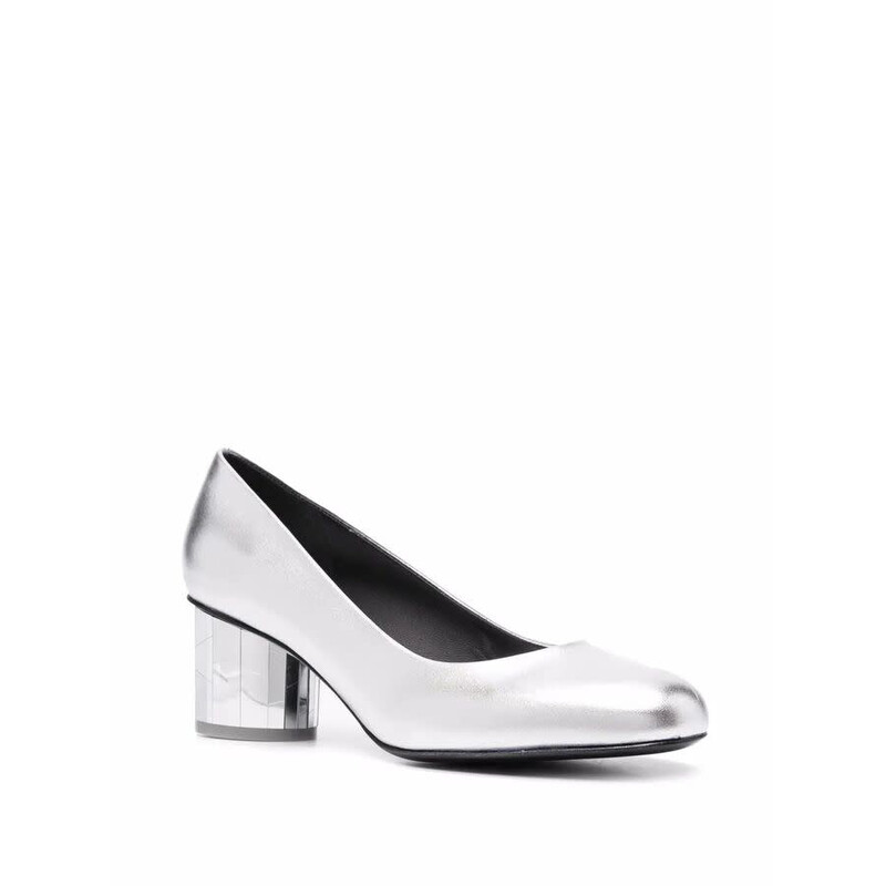 Ferragamo Ladies Grey Heels, US Size 5.5 01C928750977 - Shoes - Jomashop