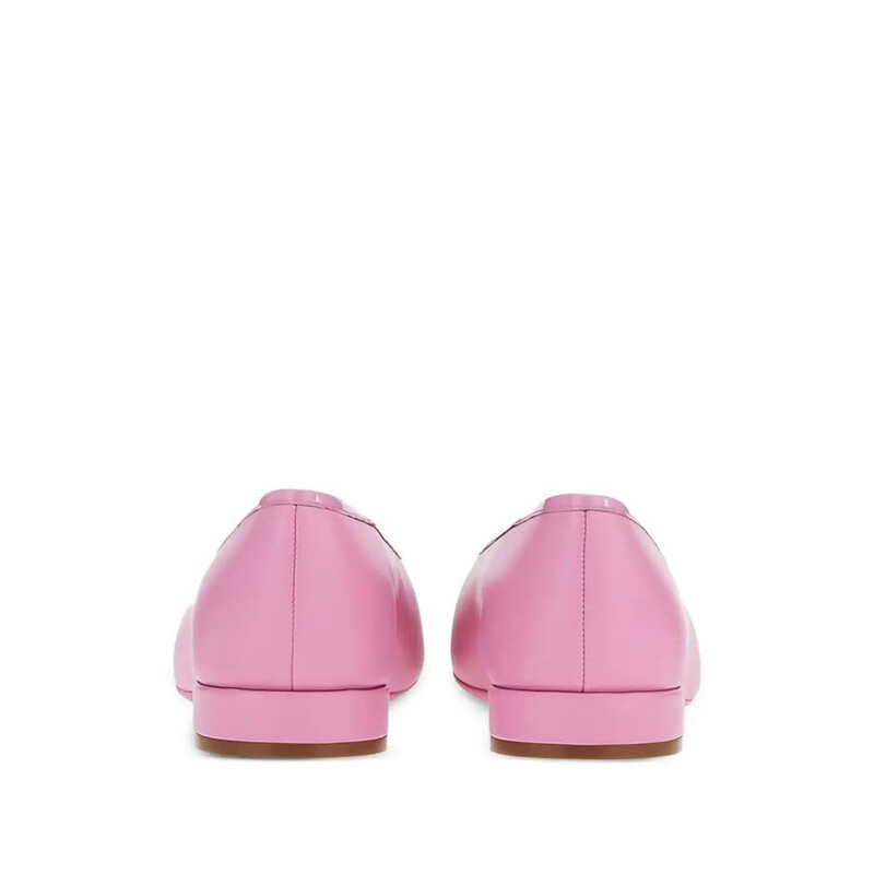 strapless open back dress Lacey Pink Leather – French Sole main image 1