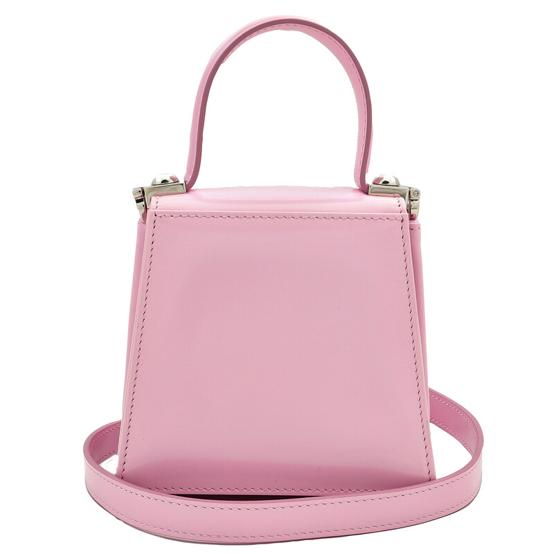 Ferragamo Ladies Pink Micro Iconic Top Handle Bag 213972 763066