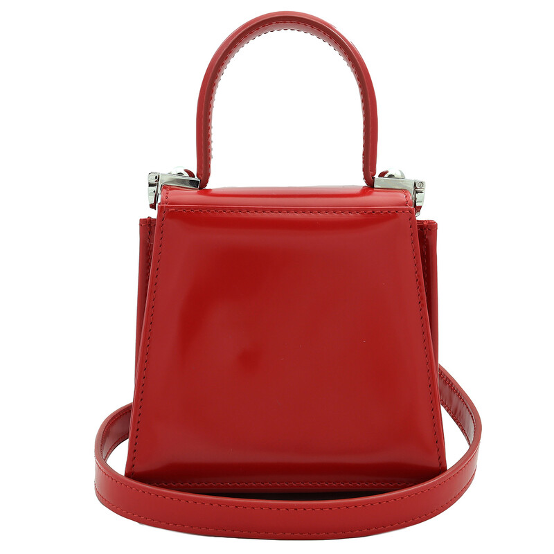 Ferragamo Ladies Red Micro Iconic Top Handle Bag 213972 763657