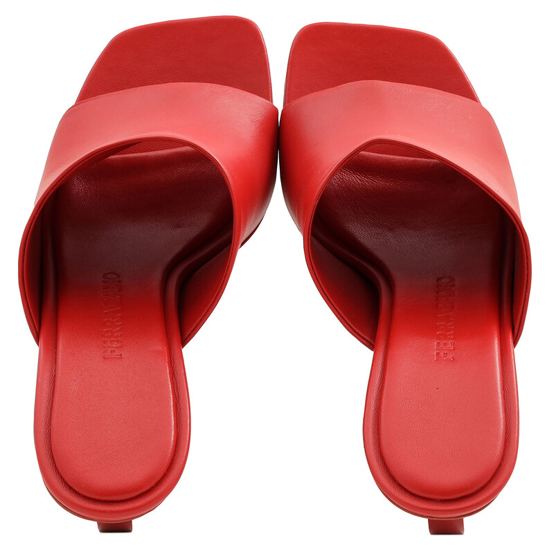 Ferragamo Ladies Red Sandals, US Size 8 01F613761359 - Shoes